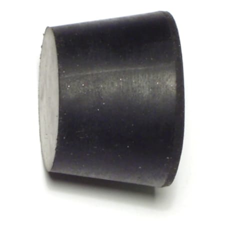 Midwest Fastener 1-1/2" x 1-3/16" x 1", No 7 Black Rubber Stoppers 3PK 65881